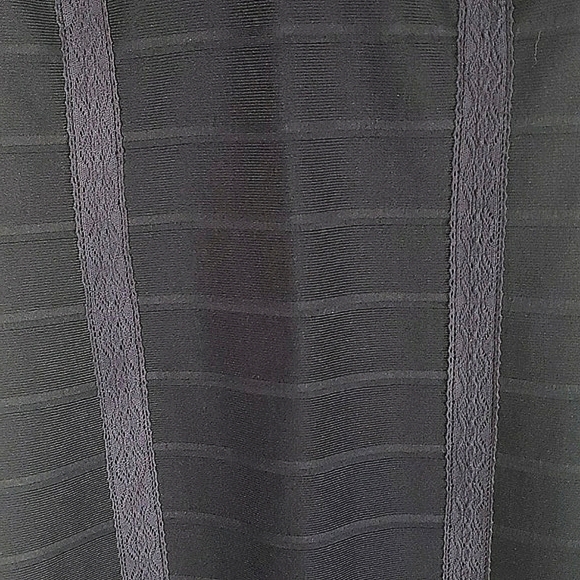 GUESS Navy Blue  V-Neck Mini  Bodycon Dress Size 0 - Picture 2 of 5